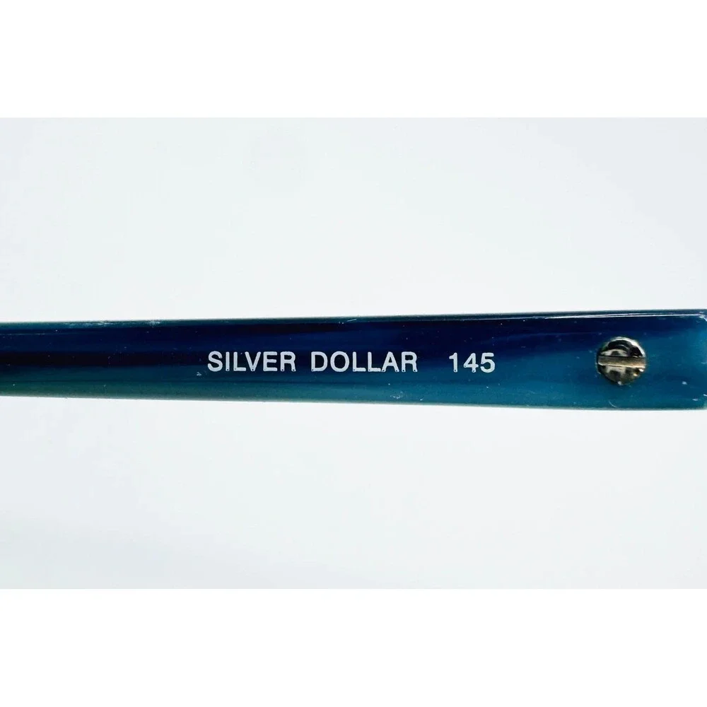 Silver Dollar Eyeglasses Mens Blue CLD947 #1 Rectangular Frames 145